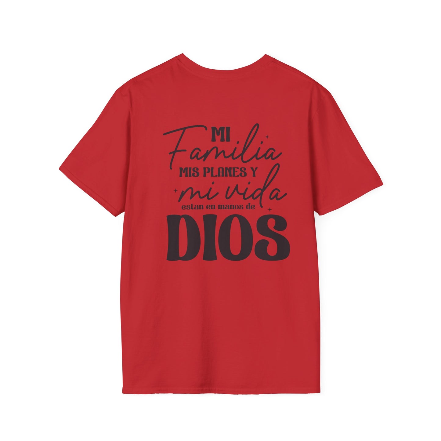 Inspirational Family T-Shirt, Unisex Softstyle Tee, Faith-Based Apparel, Spiritual Gift, Everyday Wear, Family Celebration Shirt