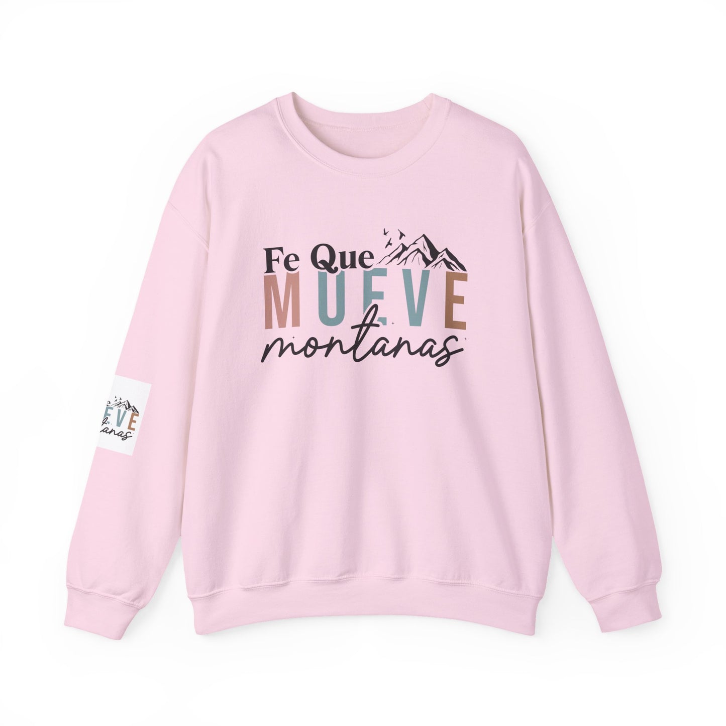 Inspirational Crewneck Sweatshirt, Faith Sweatshirt, Mountain Lover Gift, Cozy Sweatshirt, Unisex Casual Wear, Winter Apparel