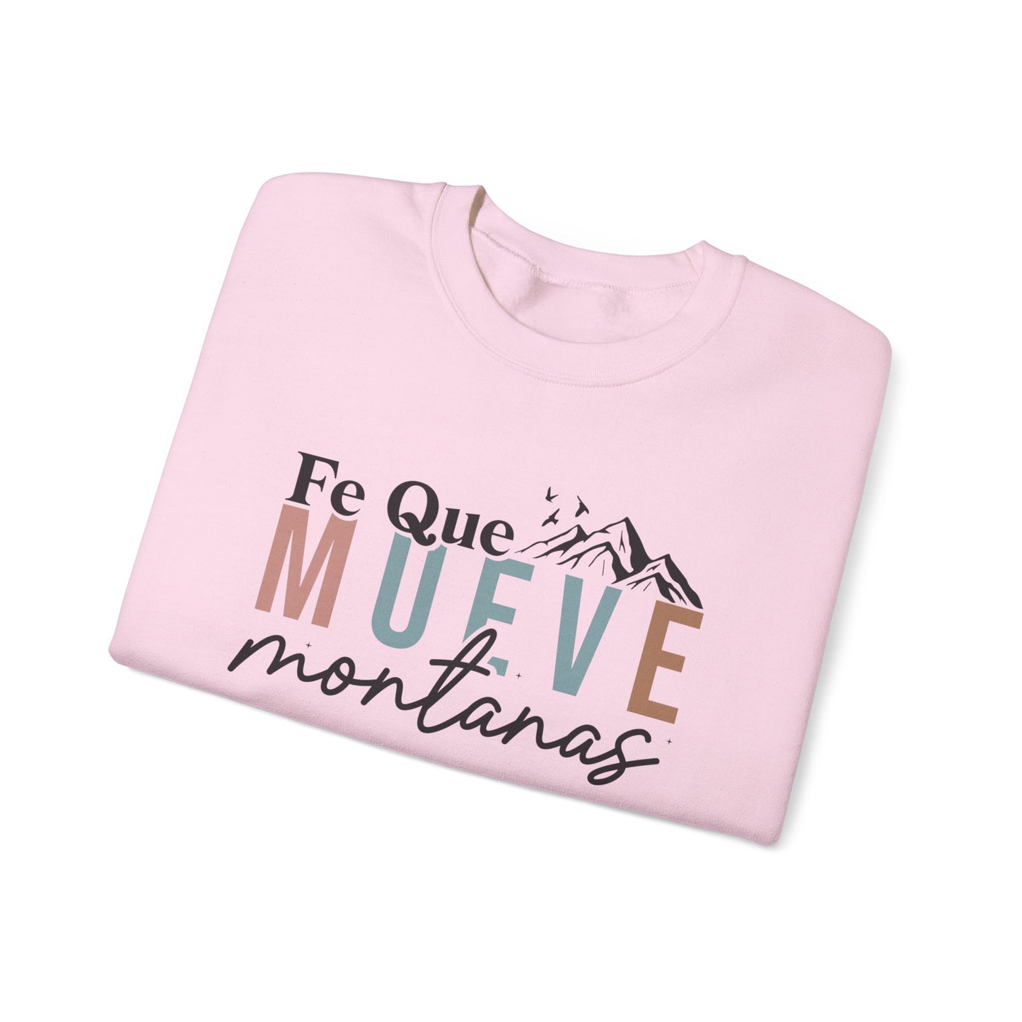 Inspirational Crewneck Sweatshirt, Faith Sweatshirt, Mountain Lover Gift, Cozy Sweatshirt, Unisex Casual Wear, Winter Apparel