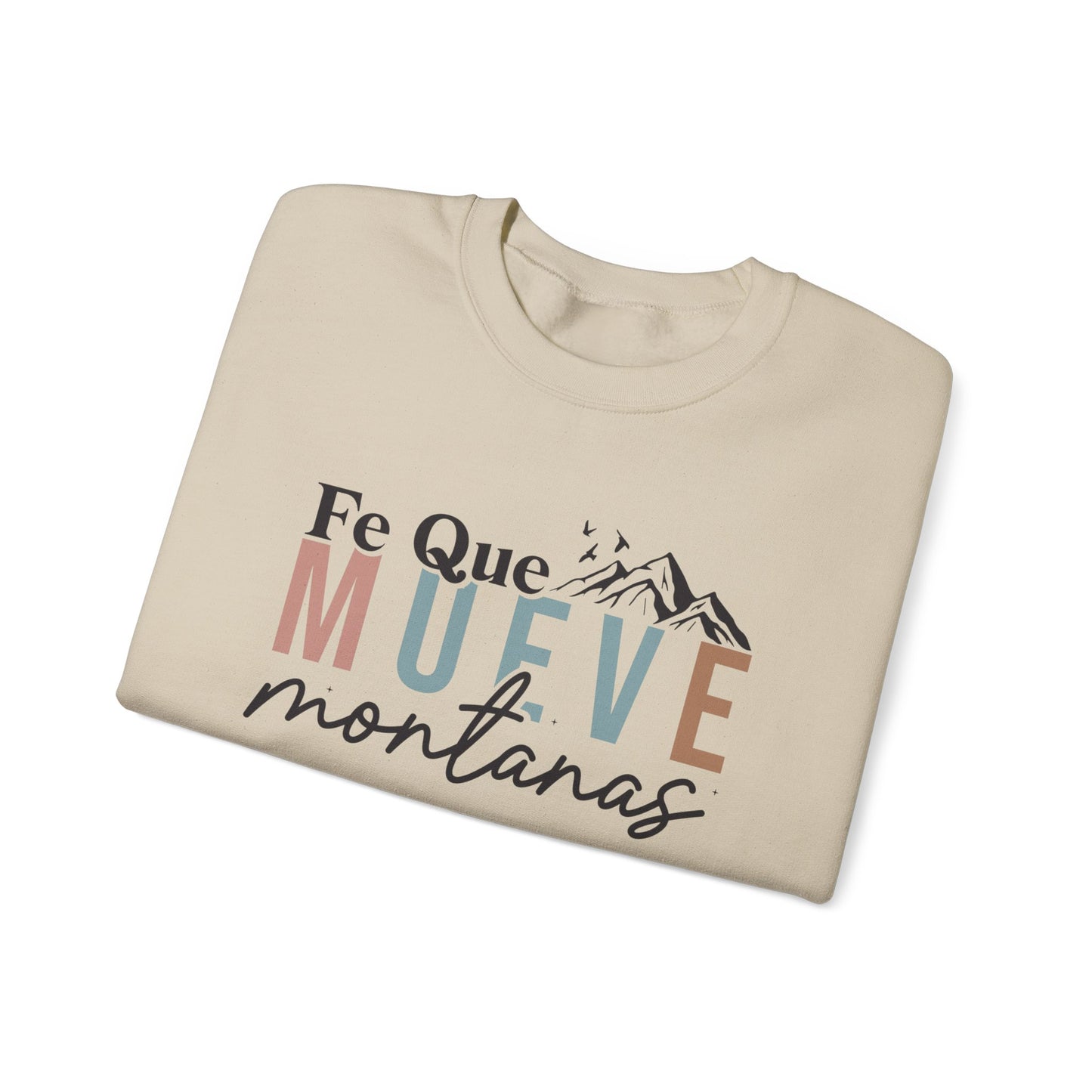 Inspirational Crewneck Sweatshirt, Faith Sweatshirt, Mountain Lover Gift, Cozy Sweatshirt, Unisex Casual Wear, Winter Apparel