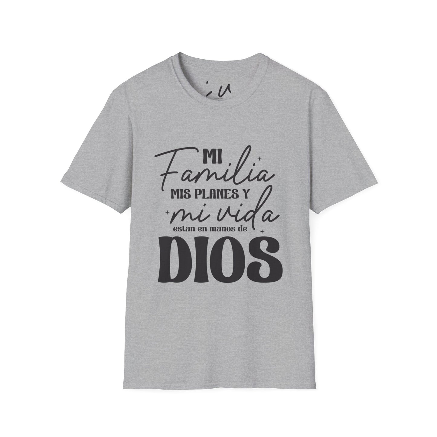 Inspirational Family T-Shirt, Unisex Softstyle Tee, Faith-Based Apparel, Spiritual Gift, Everyday Wear, Family Celebration Shirt