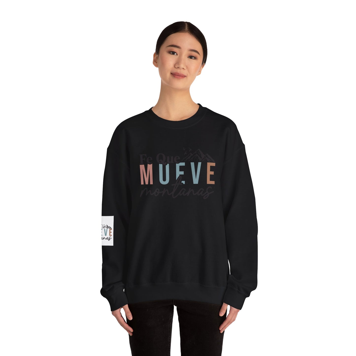 Inspirational Crewneck Sweatshirt, Faith Sweatshirt, Mountain Lover Gift, Cozy Sweatshirt, Unisex Casual Wear, Winter Apparel