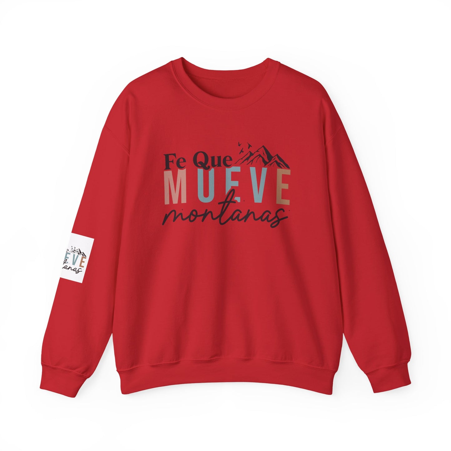 Inspirational Crewneck Sweatshirt, Faith Sweatshirt, Mountain Lover Gift, Cozy Sweatshirt, Unisex Casual Wear, Winter Apparel