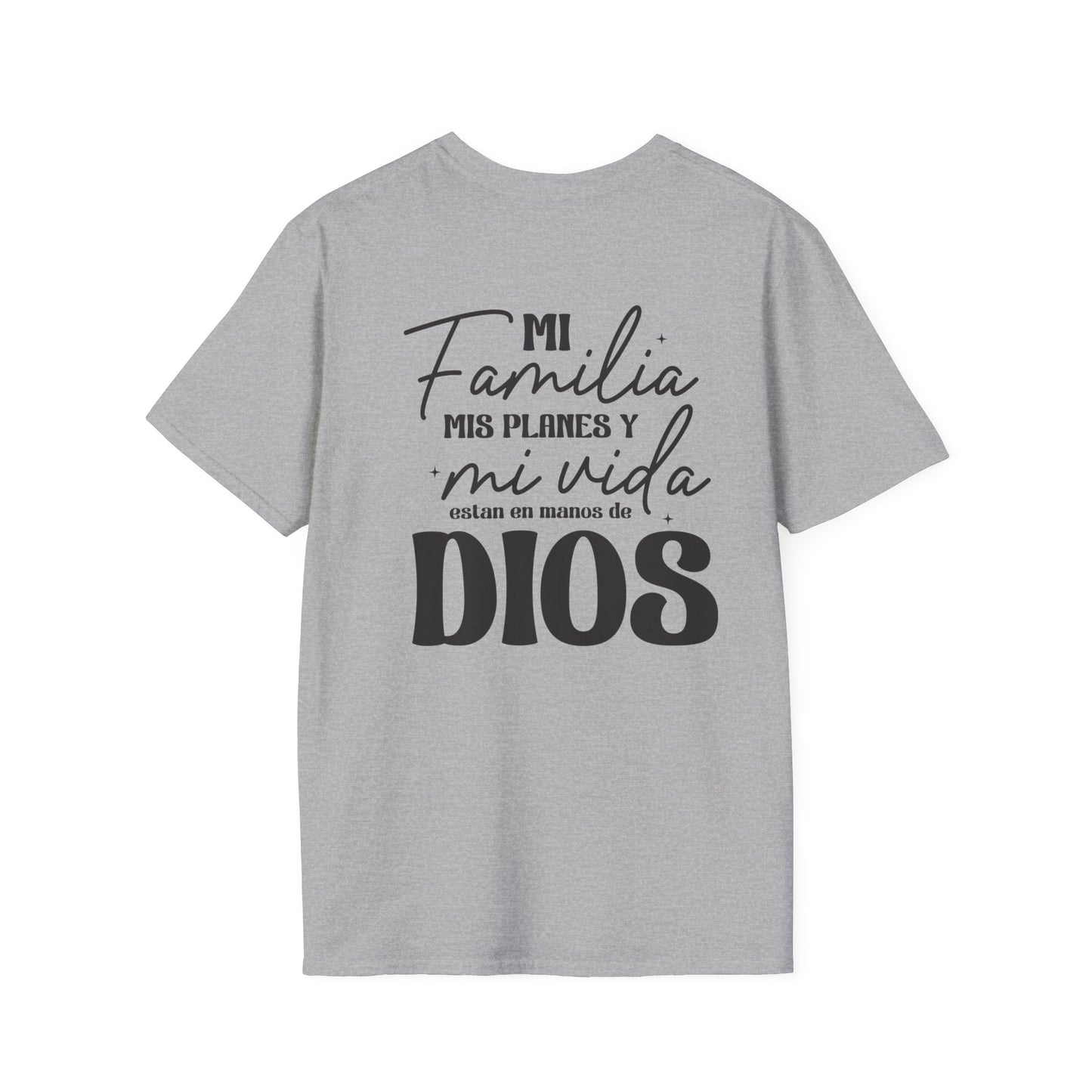 Inspirational Family T-Shirt, Unisex Softstyle Tee, Faith-Based Apparel, Spiritual Gift, Everyday Wear, Family Celebration Shirt