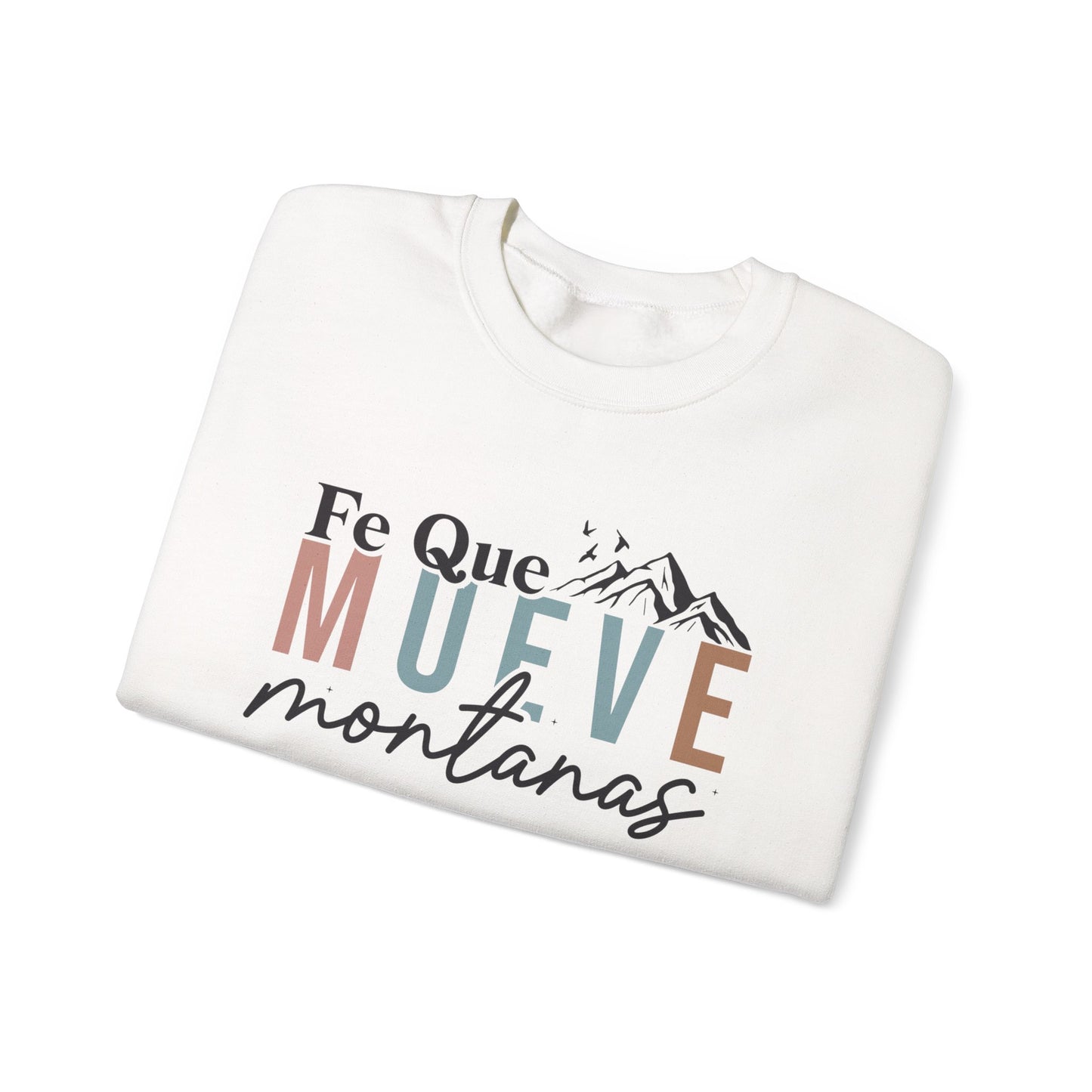 Inspirational Crewneck Sweatshirt, Faith Sweatshirt, Mountain Lover Gift, Cozy Sweatshirt, Unisex Casual Wear, Winter Apparel