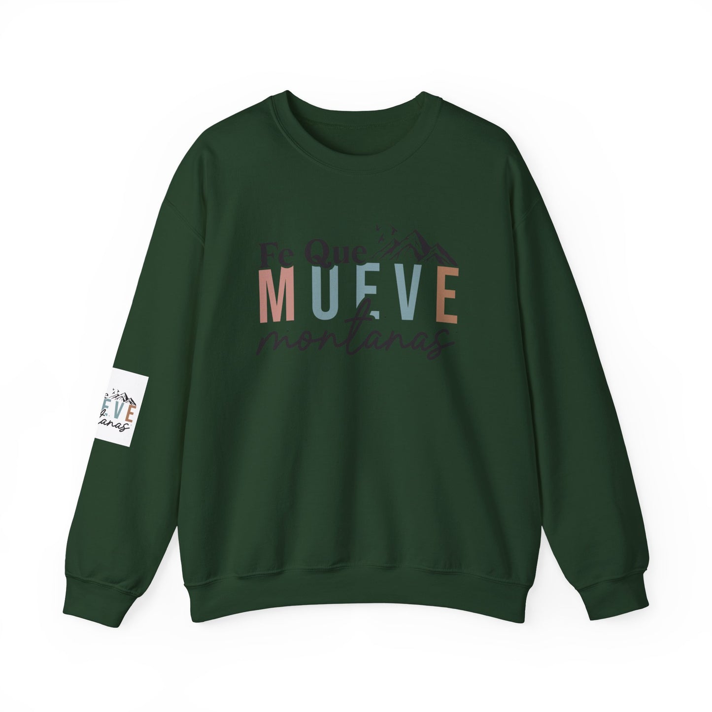 Inspirational Crewneck Sweatshirt, Faith Sweatshirt, Mountain Lover Gift, Cozy Sweatshirt, Unisex Casual Wear, Winter Apparel