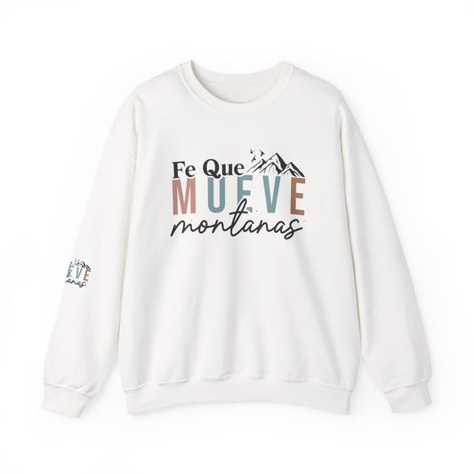 Inspirational Crewneck Sweatshirt, Faith Sweatshirt, Mountain Lover Gift, Cozy Sweatshirt, Unisex Casual Wear, Winter Apparel