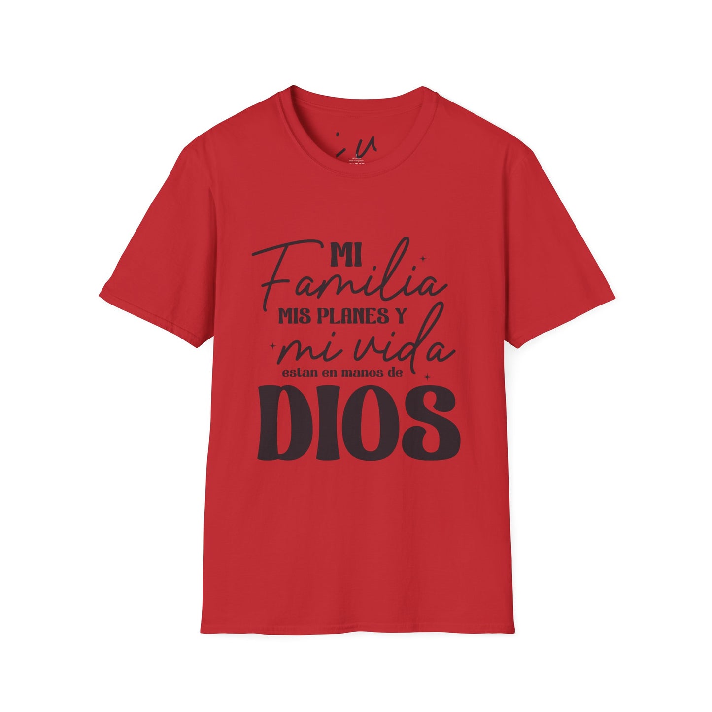 Inspirational Family T-Shirt, Unisex Softstyle Tee, Faith-Based Apparel, Spiritual Gift, Everyday Wear, Family Celebration Shirt