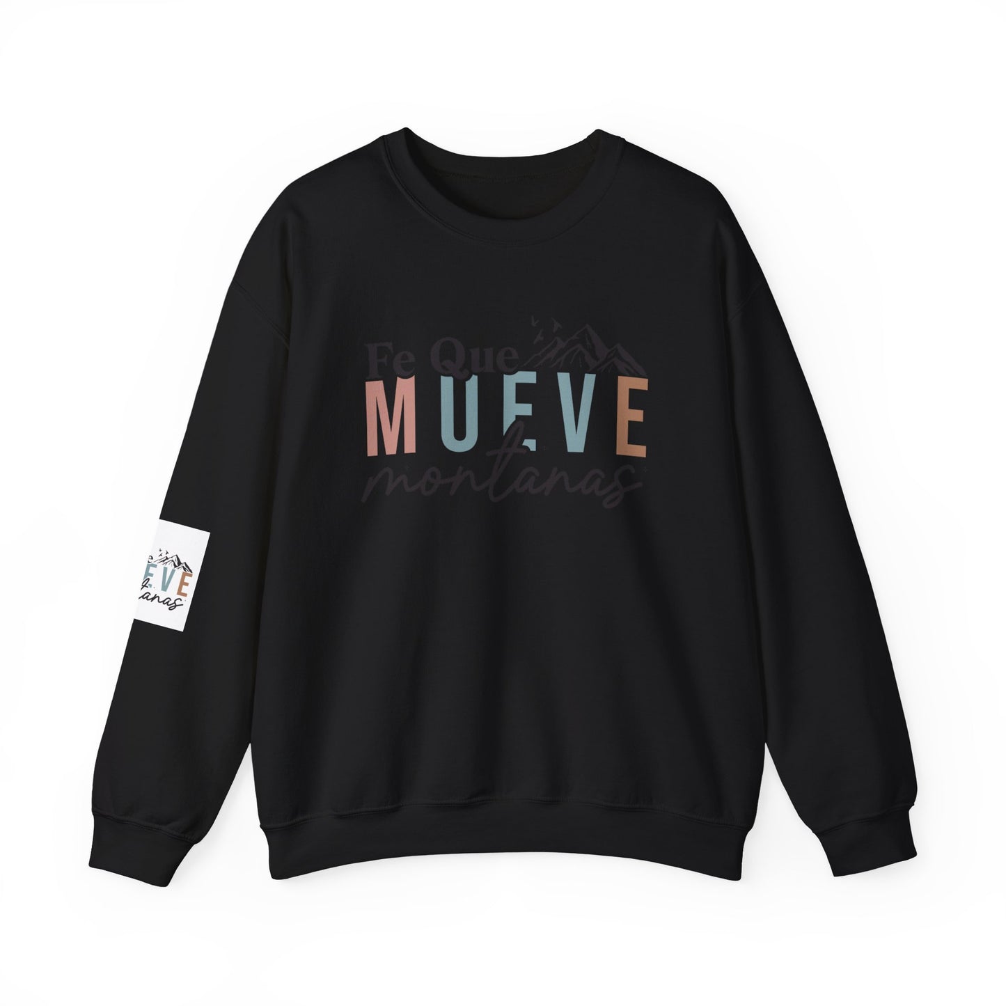 Inspirational Crewneck Sweatshirt, Faith Sweatshirt, Mountain Lover Gift, Cozy Sweatshirt, Unisex Casual Wear, Winter Apparel