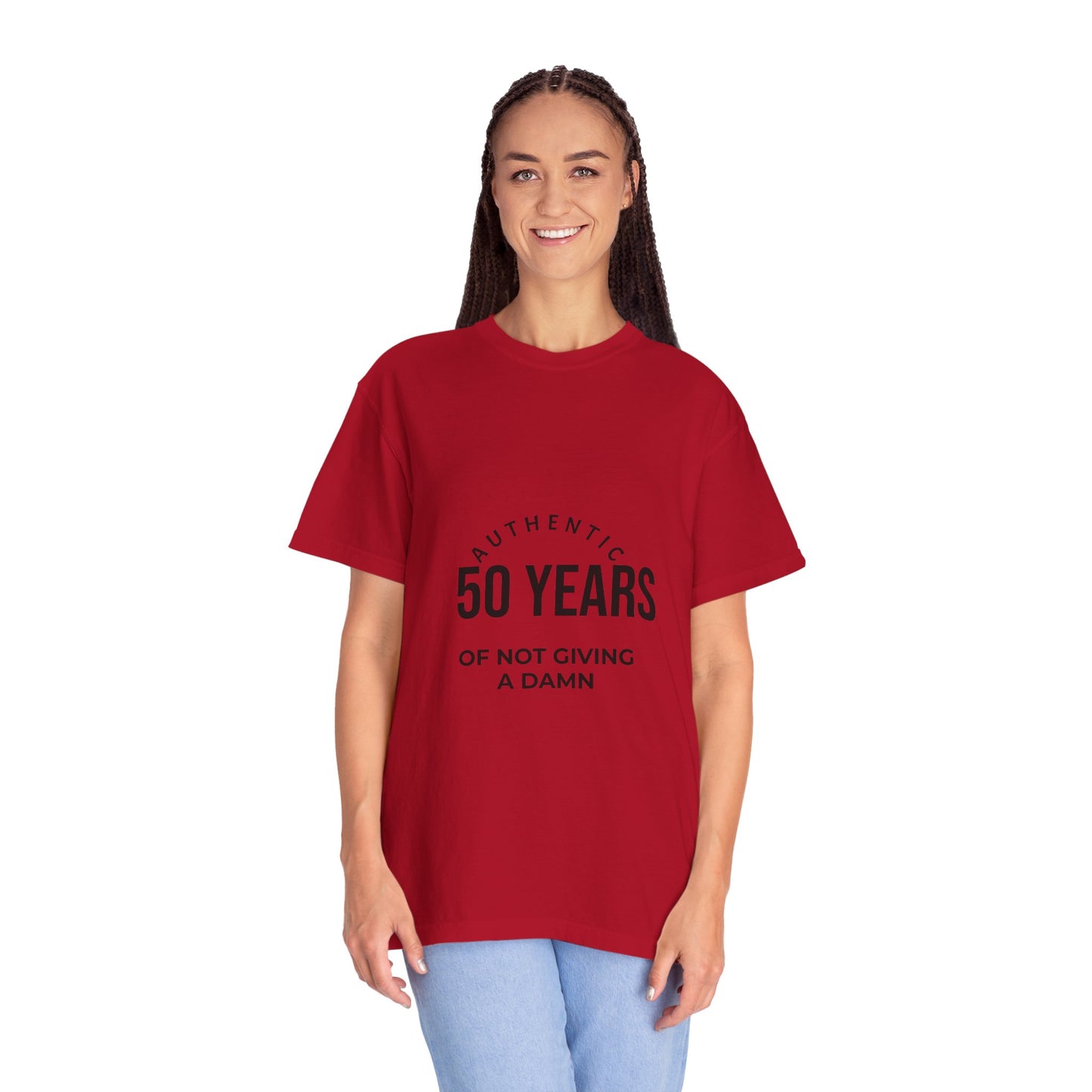 50 Years of Not Giving a Damn T-Shirt — Funny 50th Birthday Tee